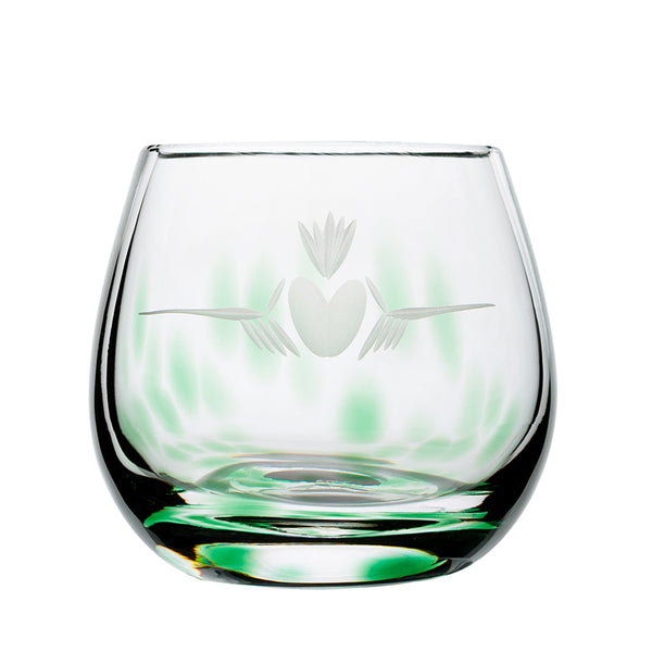 Claddagh Irish Glass Candle Votive