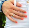Claddagh Sterling Silver Ring with Real 10K Gold Heart - Skellig Gift Store