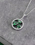 Shamrock Circle Necklace