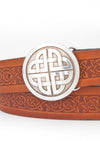 Lee River Celtic Knot Bronze Belt Buckle 480