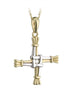 14k Gold Diamond St Brigid's Cross