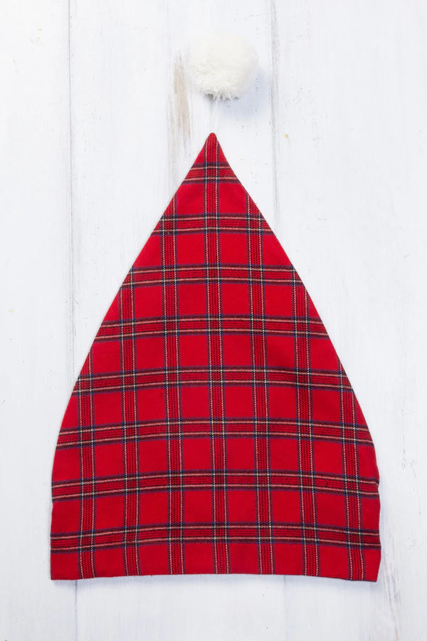 Men's Flannel Nightshirt | Red Tartan