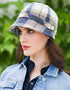 Murcos Flapper Hat | Blue Check
