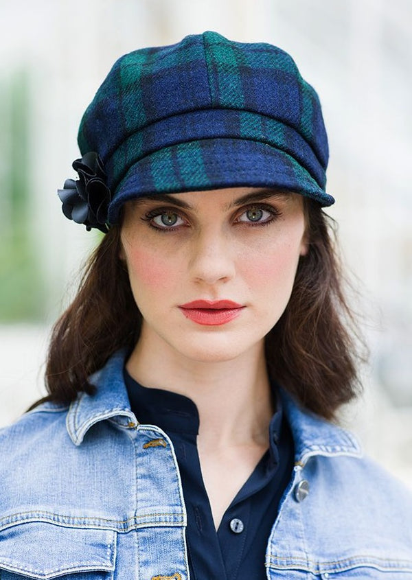 Mucros Black Watch Newsboy Cap