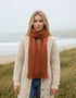 Mucros Islander Scarf | Orange Rust