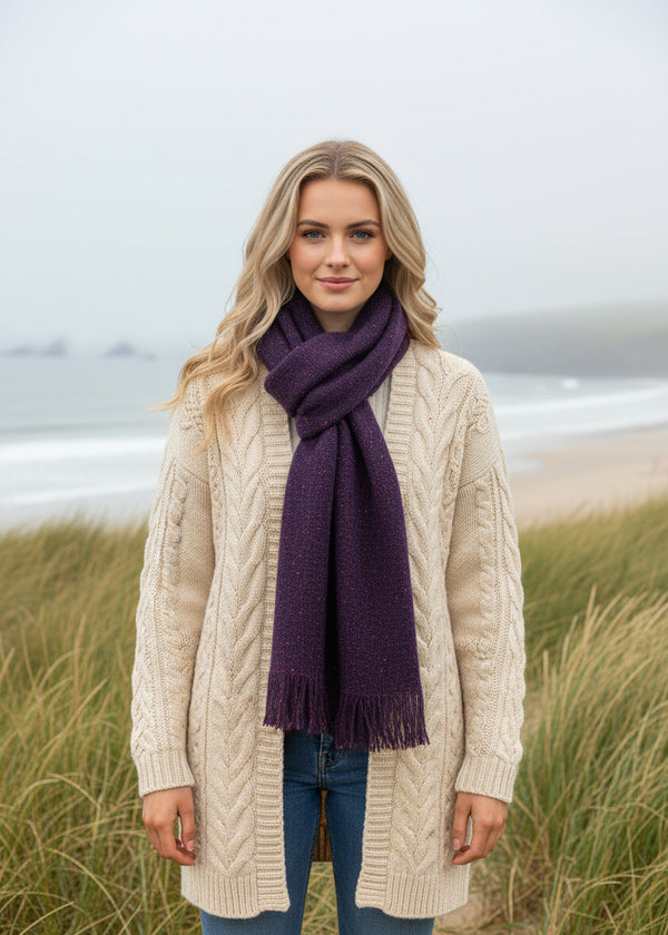Mucros Purple Islander Scarf