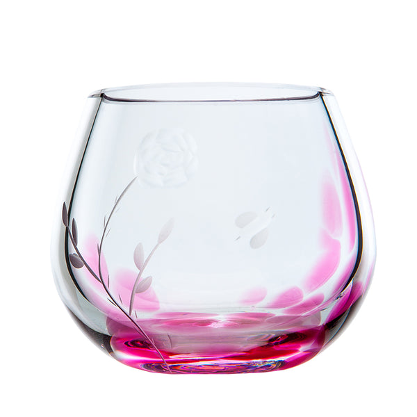 Irish Rose Glass T.Light Votive