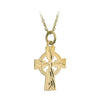 14k Gold Hand Engraved Celtic Cross