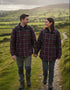 Lee Valley Flannel Fleece Lined Shirt | Maroon Navy Check