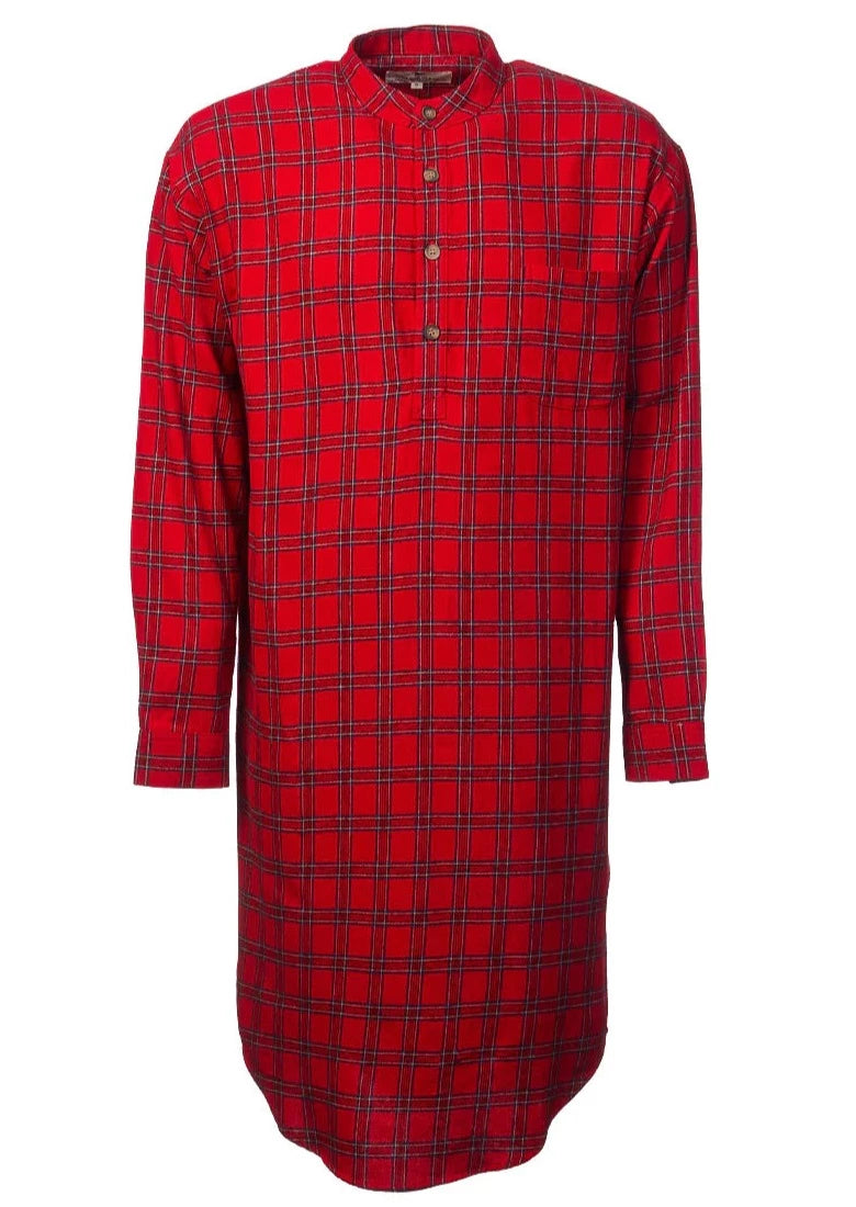 Lee Valley Unisex Royal Stewart Red Nightshirt