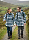 Fleece Lined Blue Tartan Shirt