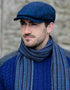 Mucros Kerry Cap | Blue Herringbone