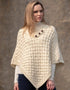 Aran Super Soft Merino Wool Poncho | Natural