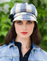 Mucros Newsboy Cap | Blue Check
