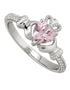 October Claddagh Birthstone Ring