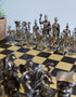 Mullingar Pewter Chess Set and Board | Roman