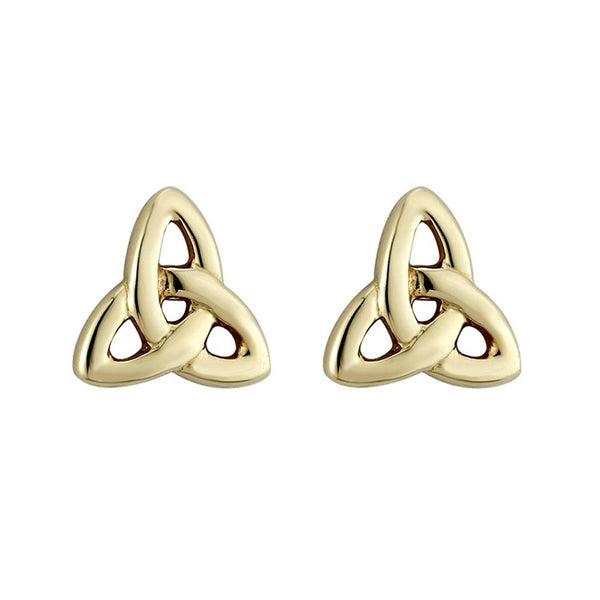 14K Tiny Trinity Knot Stud Earrings