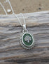 Marcasite Shamrock Connemara Marble Pendant