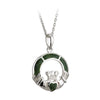 Connemara Marble Claddagh Pendant