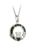 Connemara Marble Claddagh Pendant
