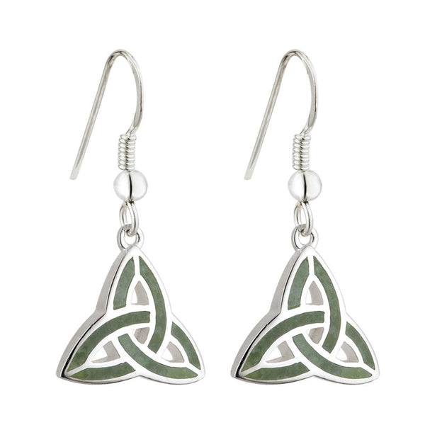 Trinity Connemara Marble Earrings