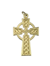 Solvar 14k Celtic Cross 15mm Charm s8544