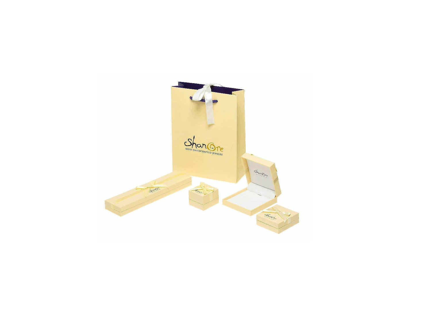 Shanore Green Drop Trinity Earrings - Skellig Gift Store