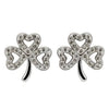 Swarovski Crystals Shamrock Earrings