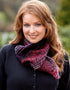 Mucros Skellig Scarf | Red Black Mix