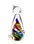 Wildflower Irish Glass Cat