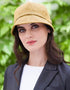 Ladies Mucros Mustard Flapper Cap