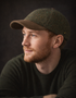 Donegal Tweed Baseball Cap | Green Salt & Pepper | 100% Irish Wool