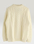 Kerry Heavy Aran Sweater | Natural