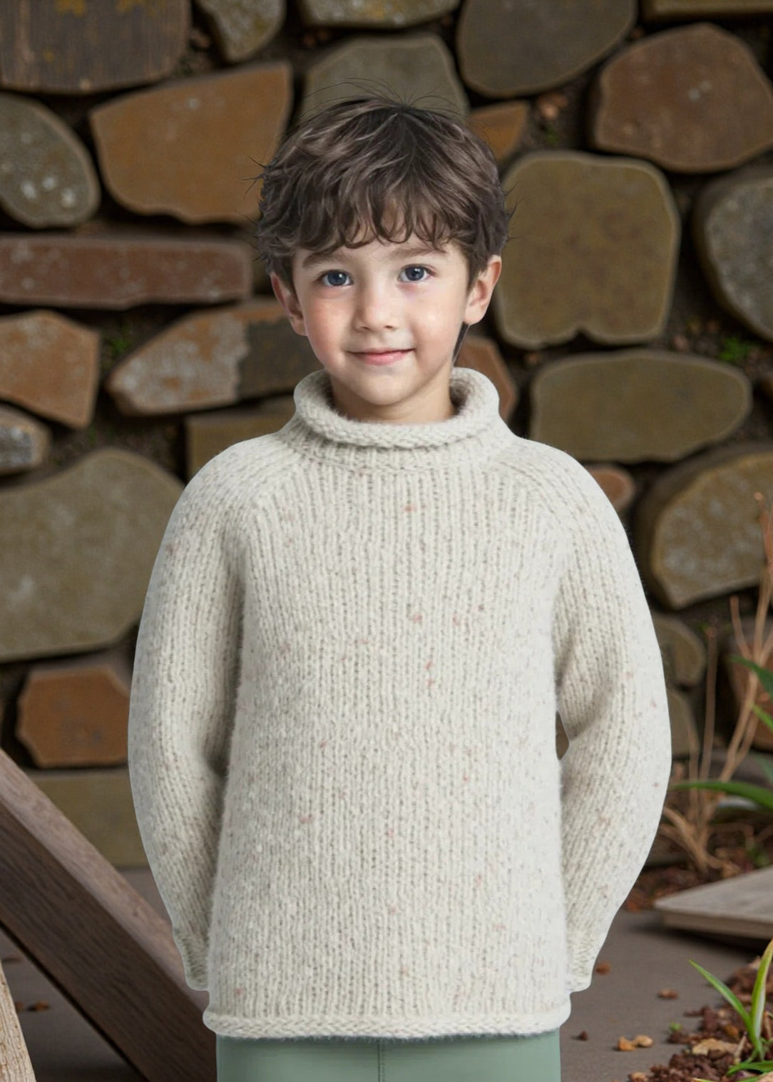 Childrens Roll Neck Sweater