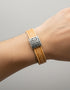 Braden Tan Celtic Cuff Leather Bracelet