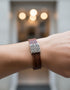 Braden Brown Celtic Cuff Leather Bracelet