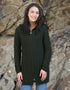 Celtic Aran Jacket | Army Green