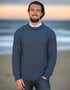 Inis Mor Aran Sweater | Denim