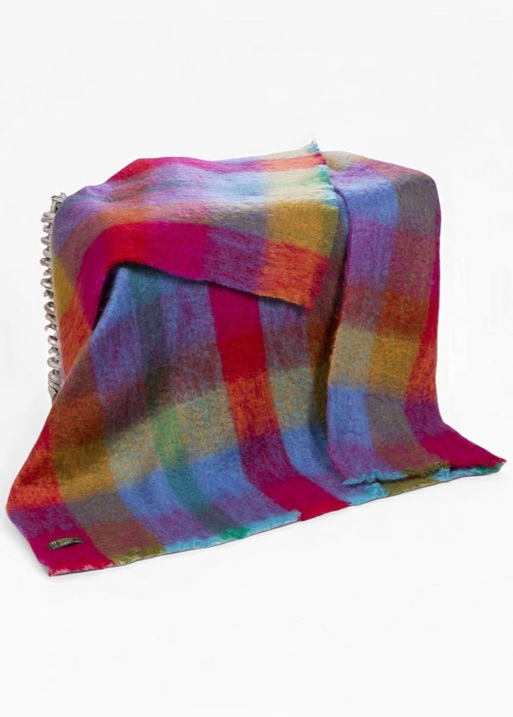 John Hanly Large Multi Color Throw