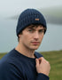 Erin Rib Pullon Hat Turnup | Navy
