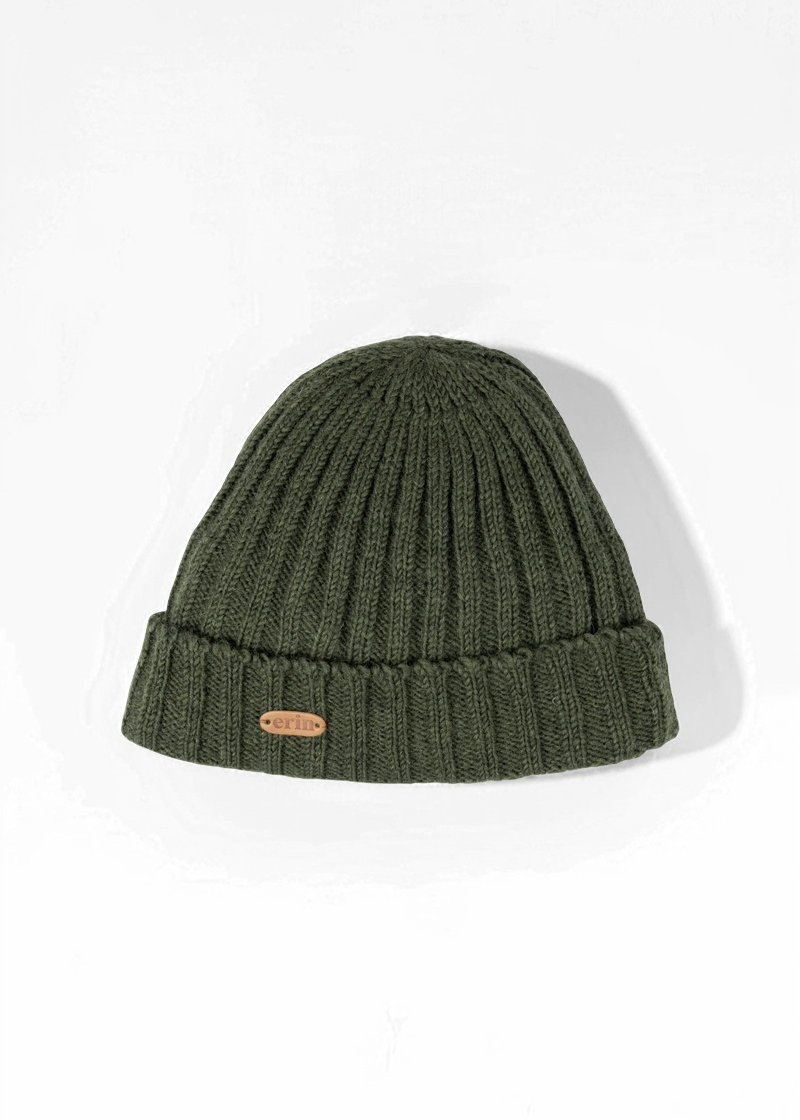 Rib Pullon Hat Turnup | Green