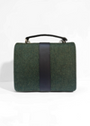 Mucros Fiona Bag | Green Herringbone