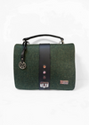 Mucros Fiona Bag | Green Herringbone