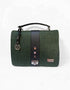 Mucros Fiona Bag | Green Herringbone