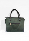 Mucros Emily Bag | Green Herringbone