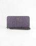 Mucros Tweed Wallet | Purple Herringbone