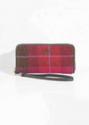 Mucros Tweed Wallet | Pink Check