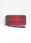 Mucros Tweed Wallet | Pink Check