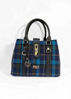 Mucros Jessica Bag | Navy Check