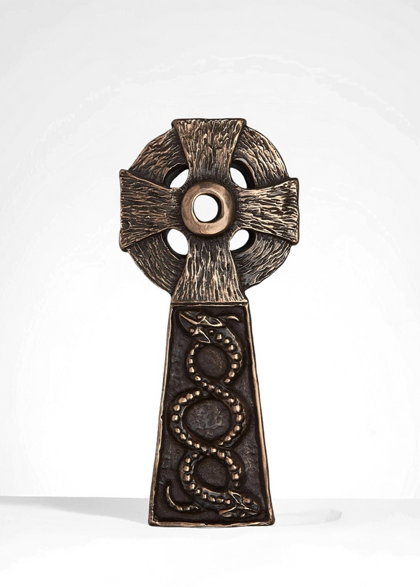 Bronze Celtic Healing Cross | Wall Hanging